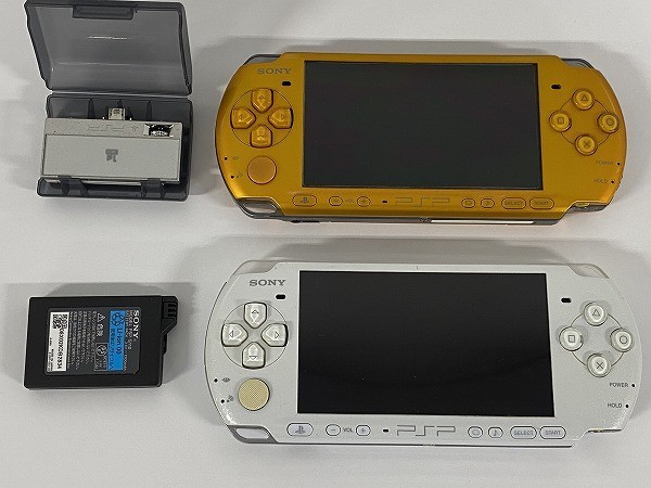 E108-M13-85 ◎ SONY PSP ソニー プレイステーション ポータブル 本体 2台 まとめ売り PSP-3000 現状品⑪