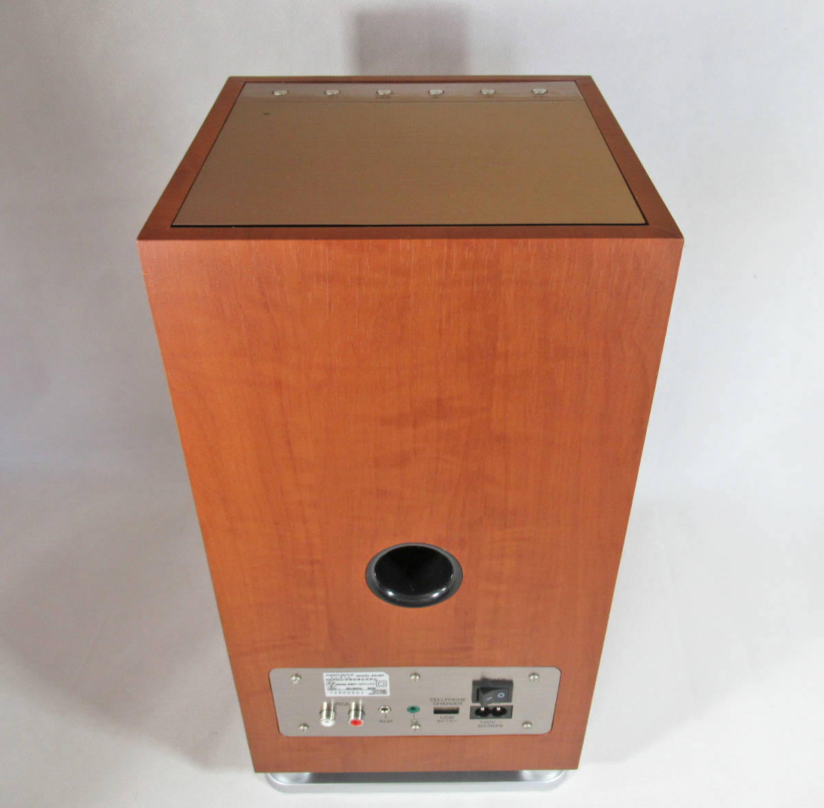 ANABAS アナバス CDクロックラジオシステム CD AA-002 スピーカー CD