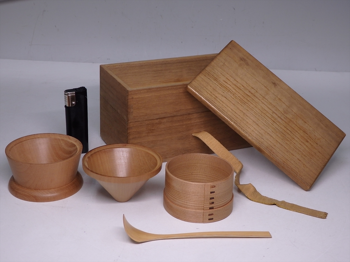 茶道具 茶掃箱 茶掃箱セット 茶漏斗 水屋 みずや セット 組