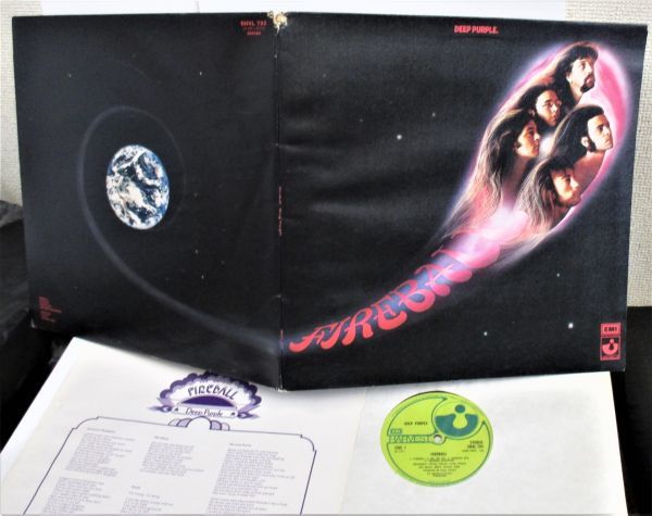 英國盤 ☆彡 Deep Purple / Fireball [ UK ORIG '71 Harvest SHVL 793