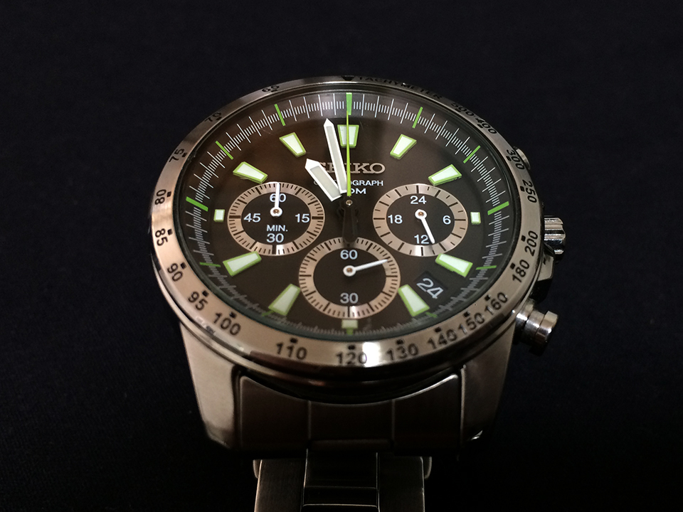 SEIKO セイコー クロノグラフ 6T63-00D0 QZ 動作品 - メルカリ 傷
