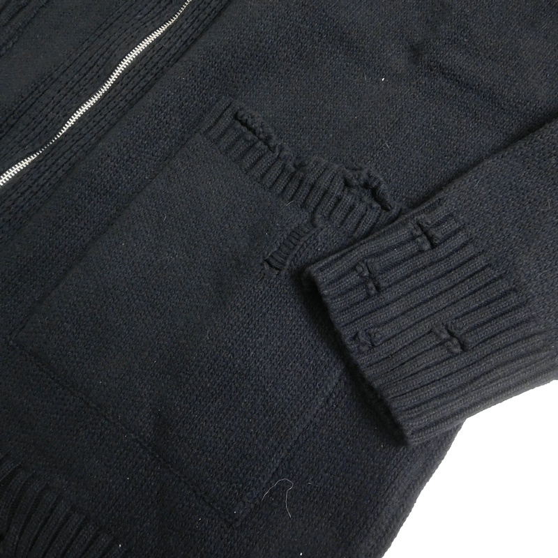 □DIESEL ディーゼル 秋冬 K-ZAK GIACCA ダメージ クラッシュ加工