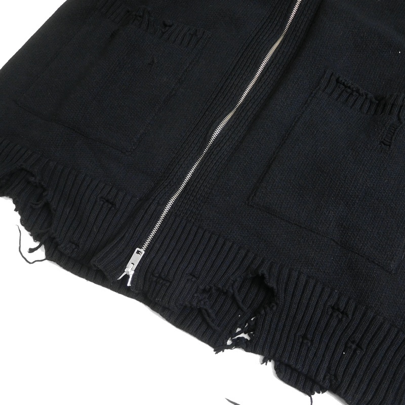 □DIESEL ディーゼル 秋冬 K-ZAK GIACCA ダメージ クラッシュ加工