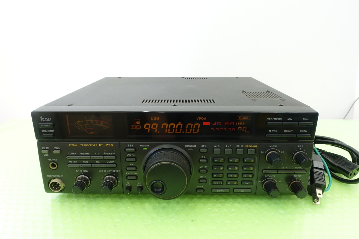 ICOM IC-736 アイコム IC-736S HF⁄50MHz HF⁄50MHz IC736 HF〜50Mhz 1.8 