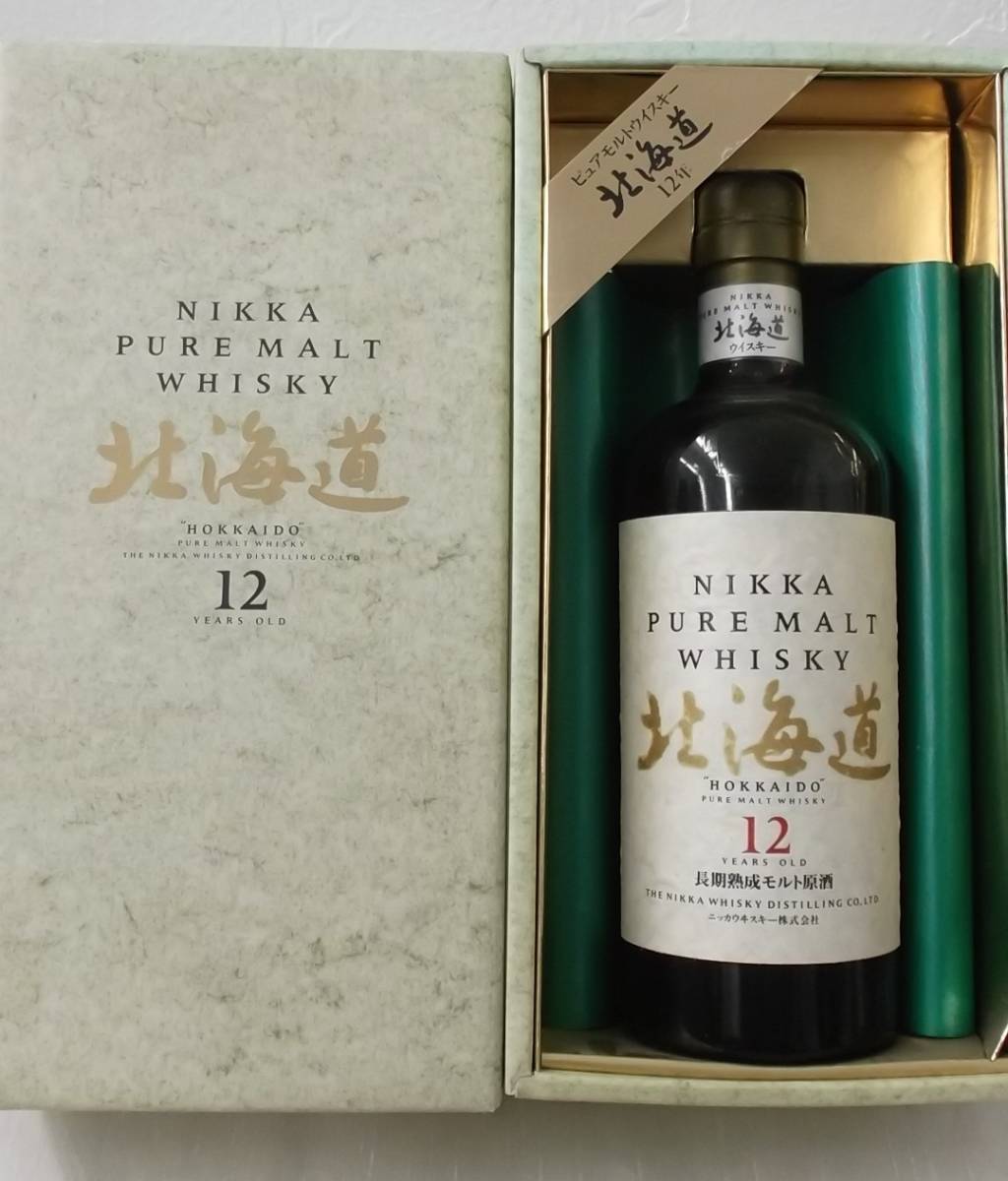 定番，HOT １円 北海道限定発送 NIKKA PURE MALT WHISKY HOKKAIDO 12 YEARS OLD ニッカ ピュアモルト ウイスキー 北海道12年(日本)｜売買されたオークション情報、yahooの商品情報をアーカイブ公開 - オークファン 日本