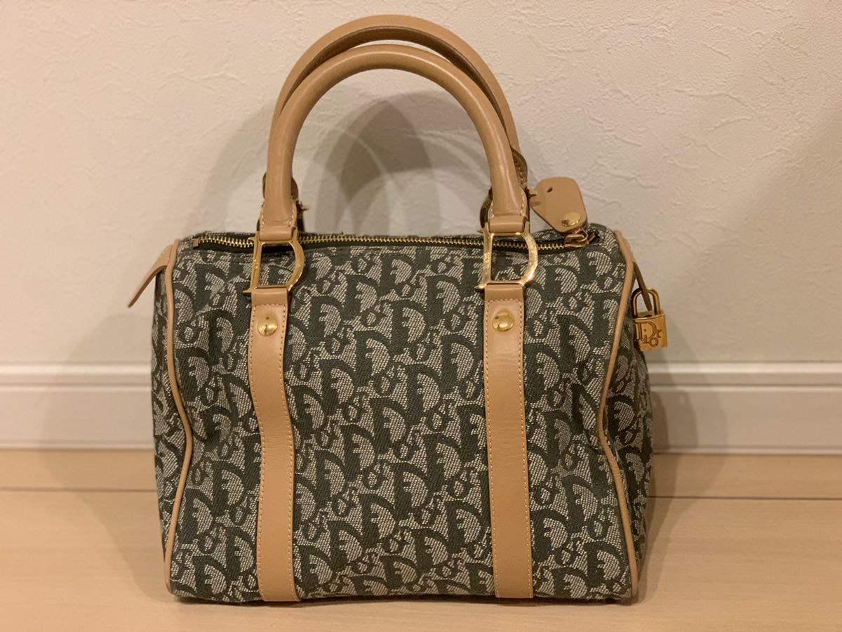 Christian Dior クリスチャンディオール トロッター ミニボストン