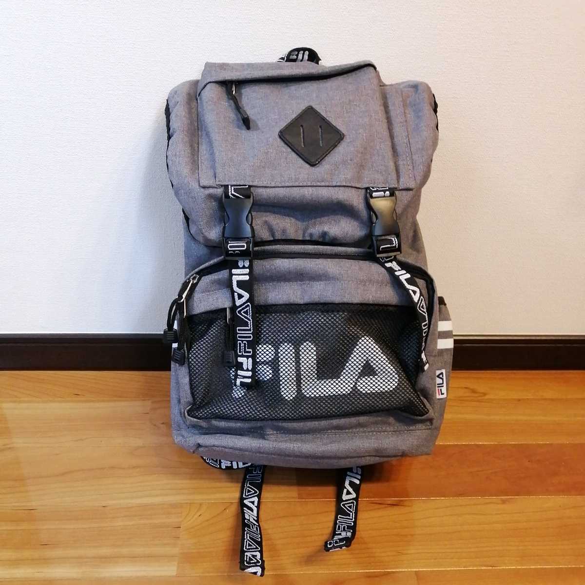 FILA☆フィラ☆リュックサック☆バックパック☆グレー(男性用)｜売買 