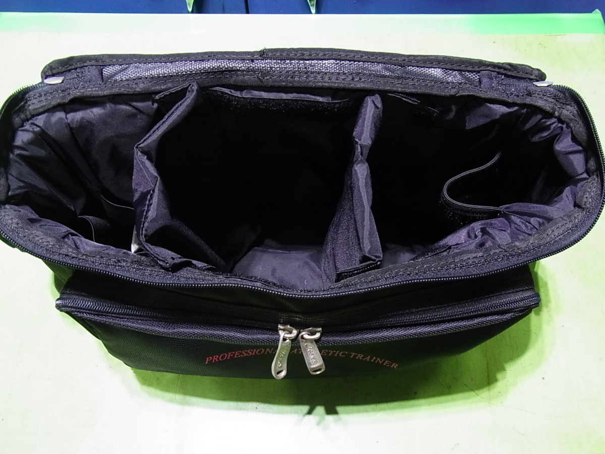 □□【即決】asics トレーナーズバッグ ブラック TJ1041 PROFESSIONAL 