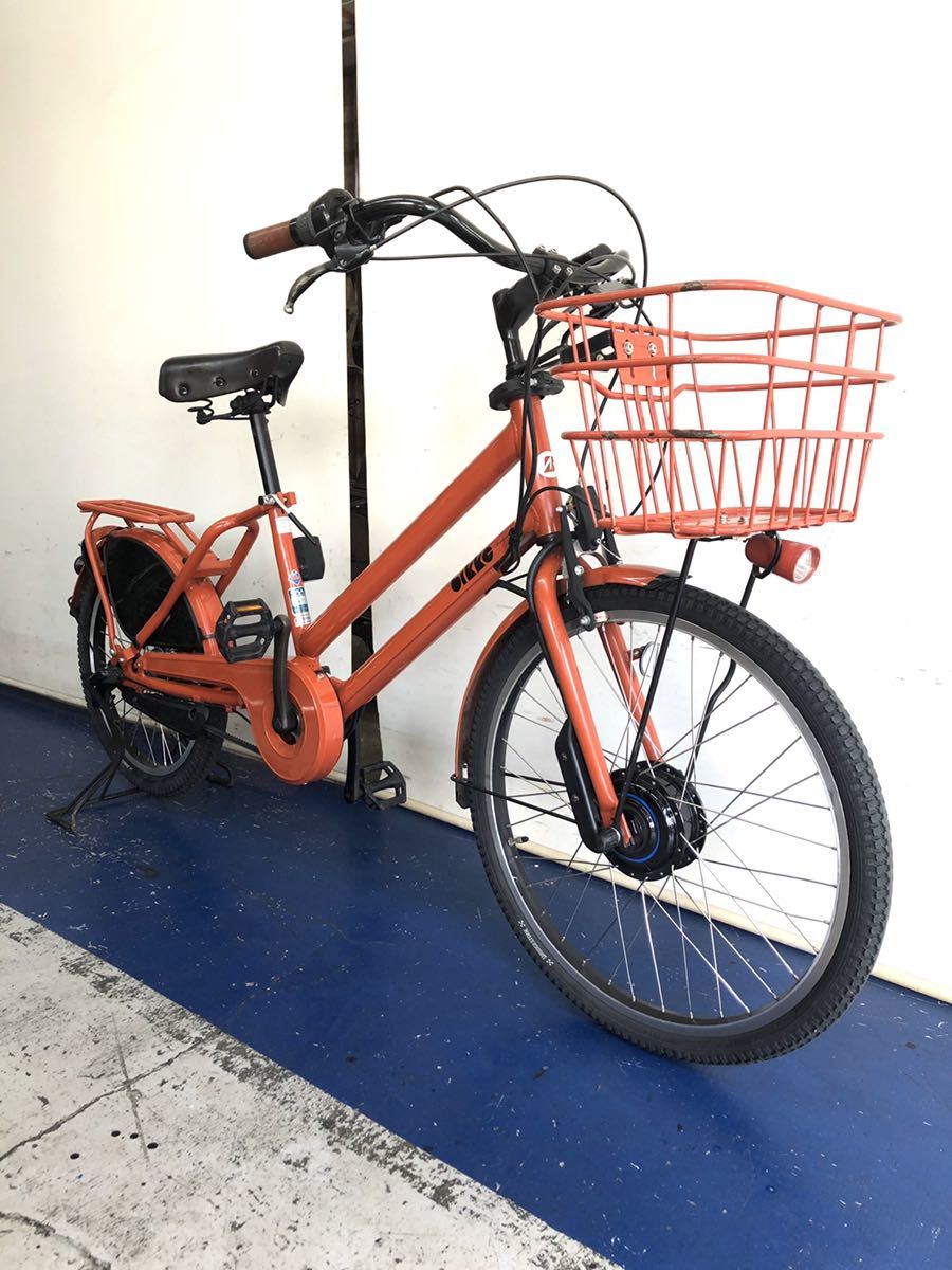 ブリヂストン ビッケ グリ 回生充電 高年式 電動自転車 電動アシスト