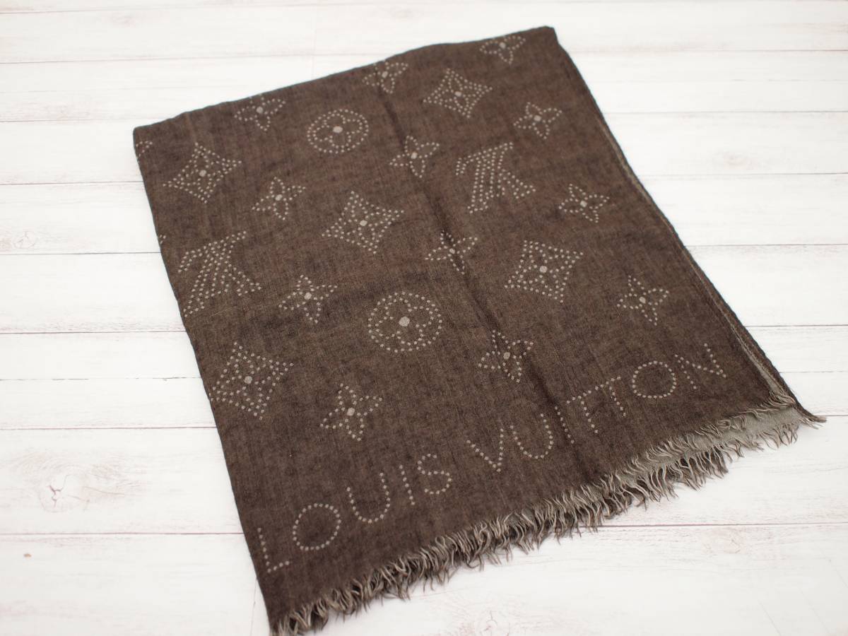 LOUIS VUITTON ルイヴィトン ストール ショール モノグラム カシミヤ