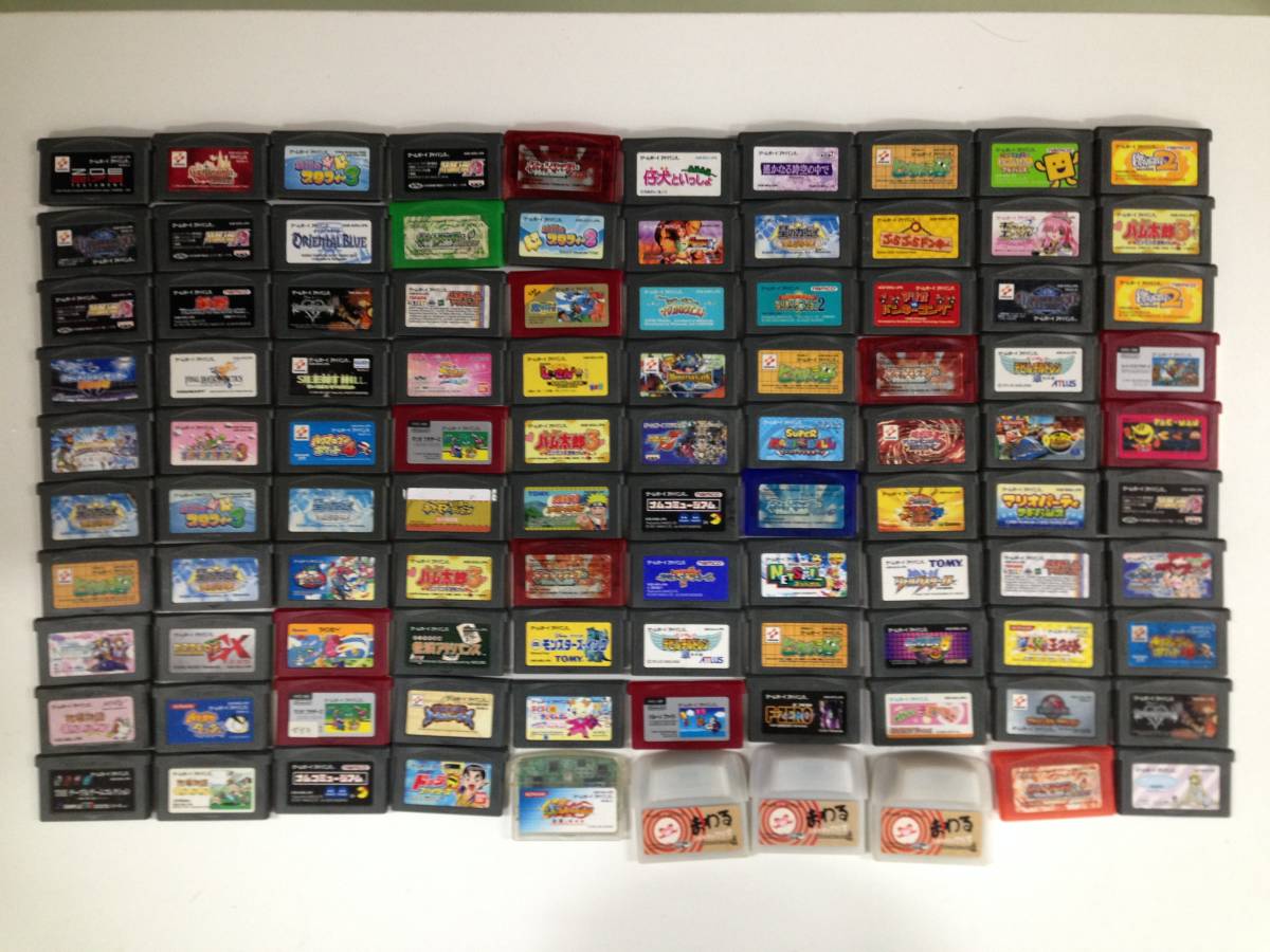 Y8-9/60/0】ゲームボーイアドバンス GBA ソフトのみ まとめて 100本