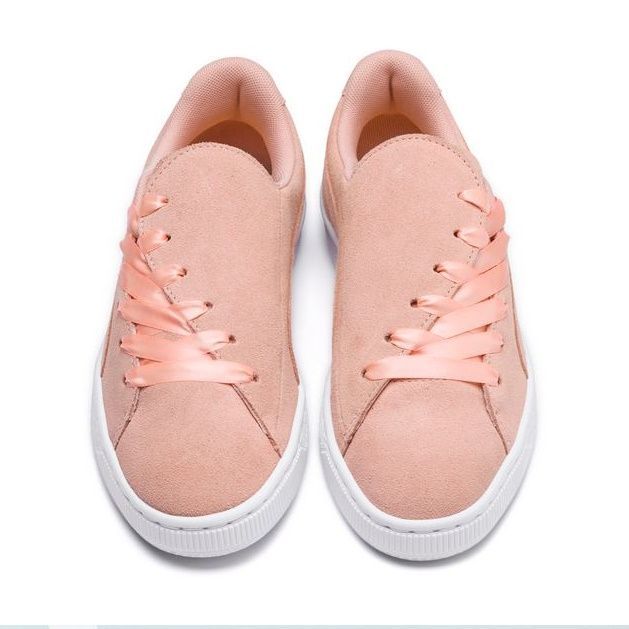 プーマ Puma レディース スエード 可愛い オシャレ カジュアル シューズ 靴 スニーカー 桃 ピンク 24cm 02 240 十 Qwer 24 0cm 売買されたオークション情報 Yahooの商品情報をアーカイブ公開 オークファン Aucfan Com