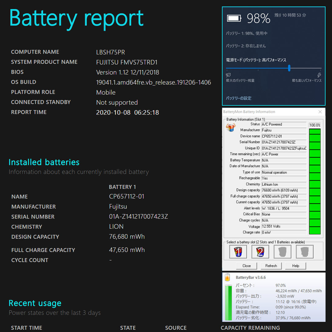 富士通 LIFEBOOK SH75/T i5/8GB/新品SSD500GB/Office 【公式通販】