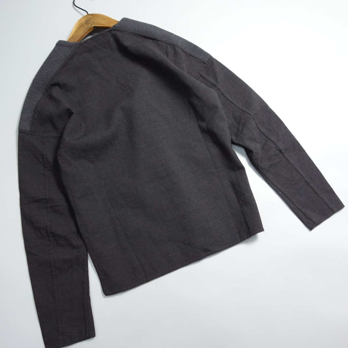 1円 プラダ PRADA イタリア製 ストレッチ サイドジップ 素材切替 長袖