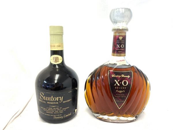 H608-M1-2066 SUNTORY/サントリー ブランデー/スコッチウィスキー2本セット XO DELUXE 700ml/760ml 40%43% 現状品⑲ サントリー 196［イチキューロク］ Suntory ROKU〈六〉 M-1打ち上げ参加者も決定 祝、大阪・関西万博開幕！公式ライセンス商品「サントリージャパニーズ