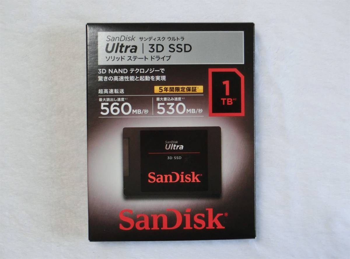 SanDisk Ultra 3D SSD SDSSDH3-1T00-J25 【送料込】