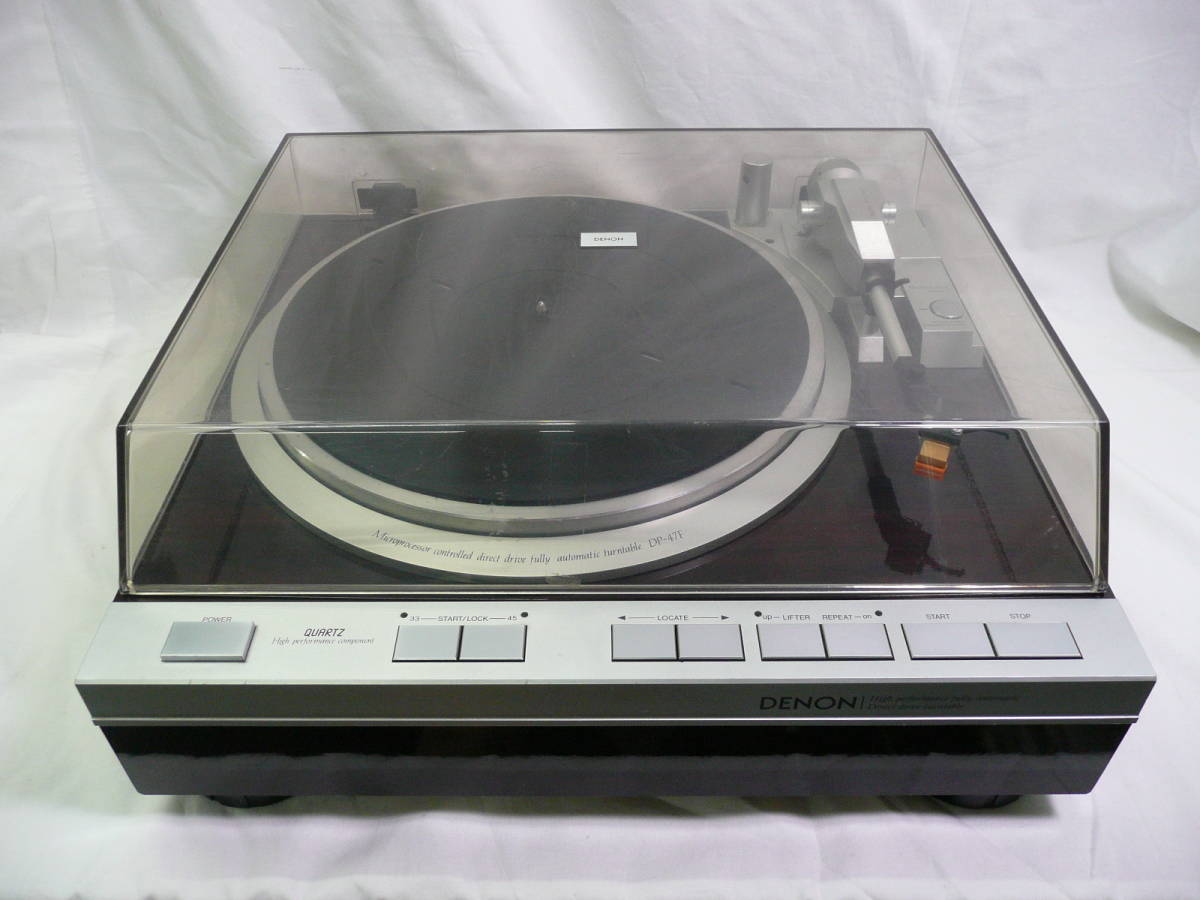 DENON デノン ターンテーブル DP-47F フルオート レコードプレーヤー 