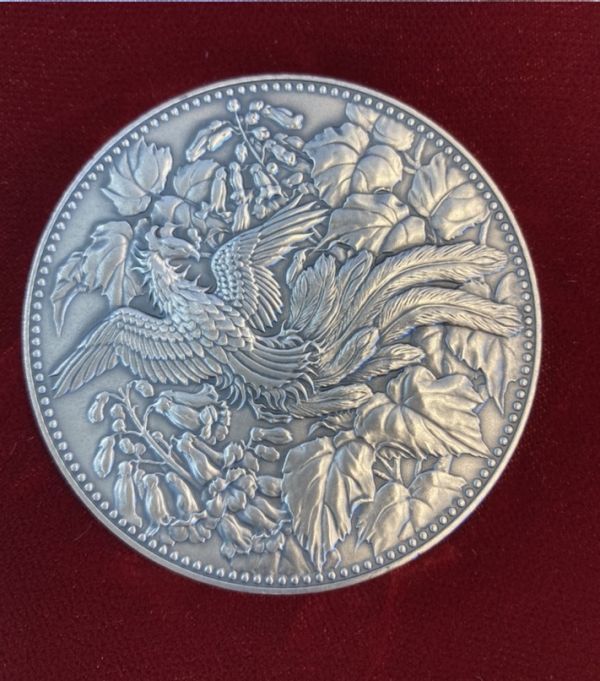 五百円白銅貨幣発行記念メダル 造幣局 純銀製 SV1000 126.60g 500円