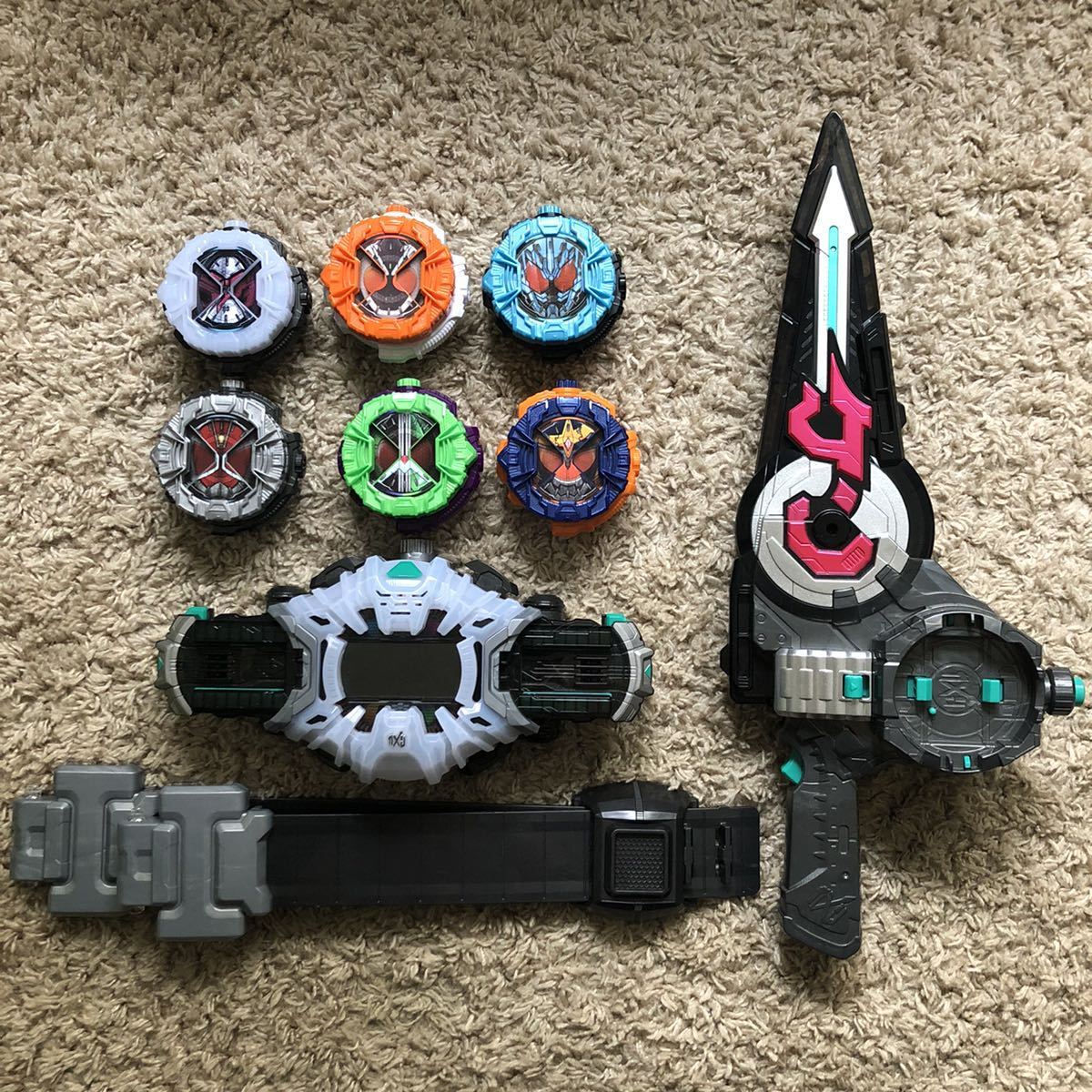 仮面ライダージオウ DXジクウドライバー 変身ベルト ライドウォッチ 仮面ライダーエグゼイド ガシャット 仮面ライダービルド 大量セット