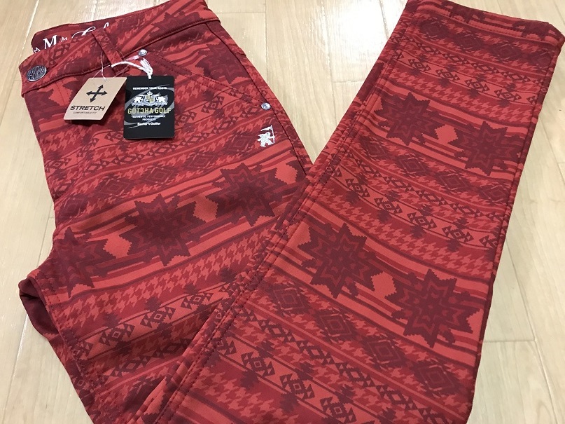  GOTCHA GOLF ガッチャ ゴルフ 裏 フリース エスニック 千鳥 ストレッチ パンツ 193GG1806 038 ８５(84cm～)｜売買されたオークション情報、yahooの商品情報をアーカイブ公開 - オークファン パンツ、スラックス
