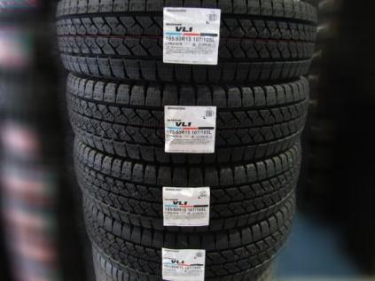 即納 2020年製 在庫限り 新品 ブリヂストン BLIZZAK VL1 195/80R15 107/105L 4本 バン用スタッドレス 最短当日発送 ハイエース 195/80-15
