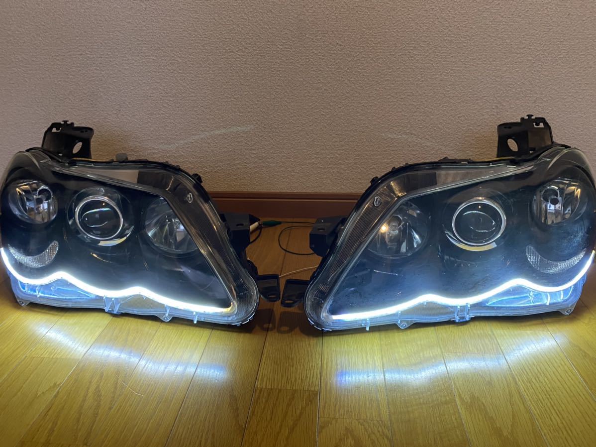 マークx GRX120系 前期ヘッドライト インナーブラック塗装 マークXの