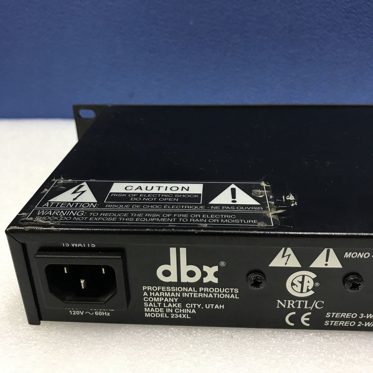 dbx 234XL チャンネルデバイダー クロスオーバー 3way dbx 234XL