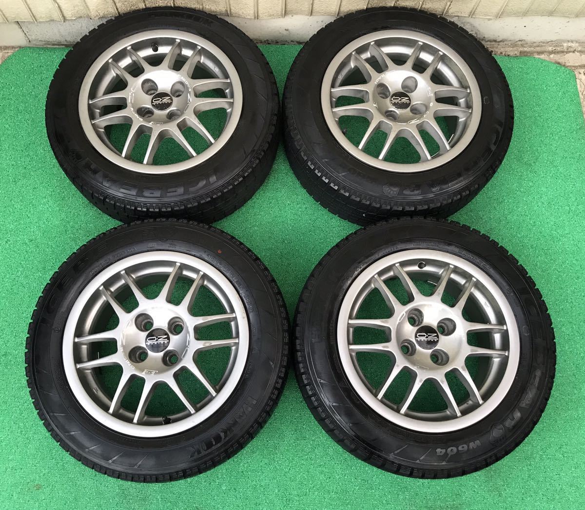 O.Z racing F1 OZレーシング 15インチタイヤ・ホイール4本 7J+37 4穴 