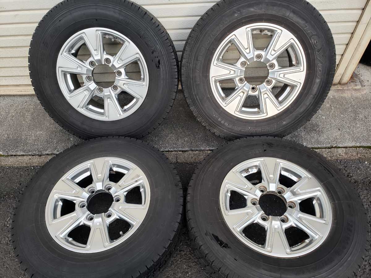 ☆ハイエース☆キャラバン☆アルミホイール☆6穴☆綺麗☆完全売り切ります☆激安出品☆赤字覚悟