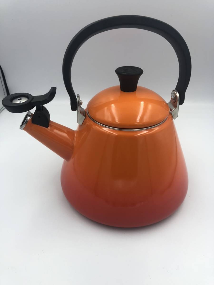 正規品，大得価 ル クルーゼ Le Creuset ケトル ケトル コーン オレンジ ガス IH 対応 日本正規販売品 ③(ヤカン)｜売買されたオークション情報、yahooの商品情報をアーカイブ公開 - オークファン ヤカン