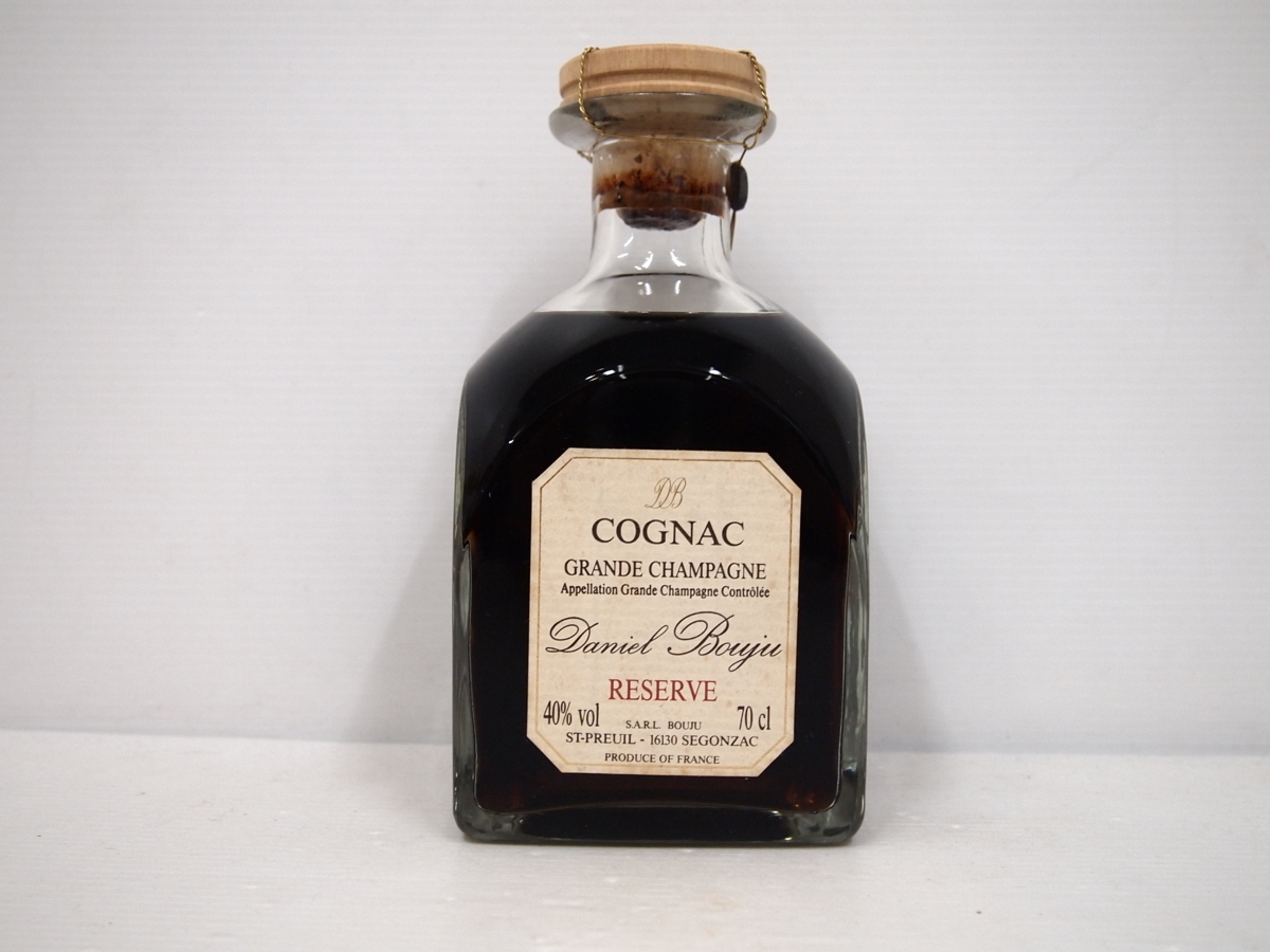 700ml Bouju ダニエルブージュ Brut ＊木箱 （新ラベル） 1円～★古酒★ダニエル ブージュ XO ＊木箱付 700ml 40% コニャック DANIEL BOUJU /C g26
