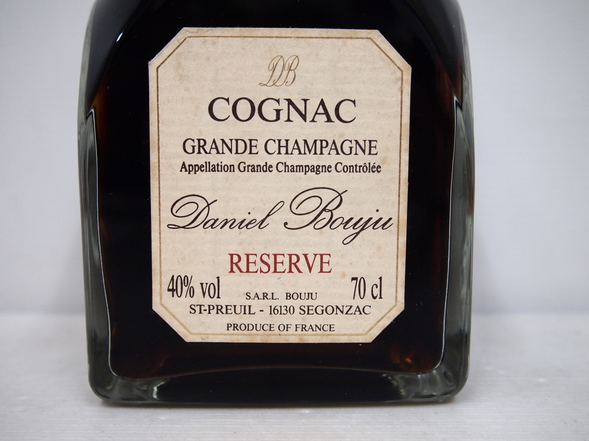 G7703D2 ☆Daniel Bouju ダニエル ブージュ コニャック リザーブ レゼルヴ 700ml 40％ 古酒 未開栓