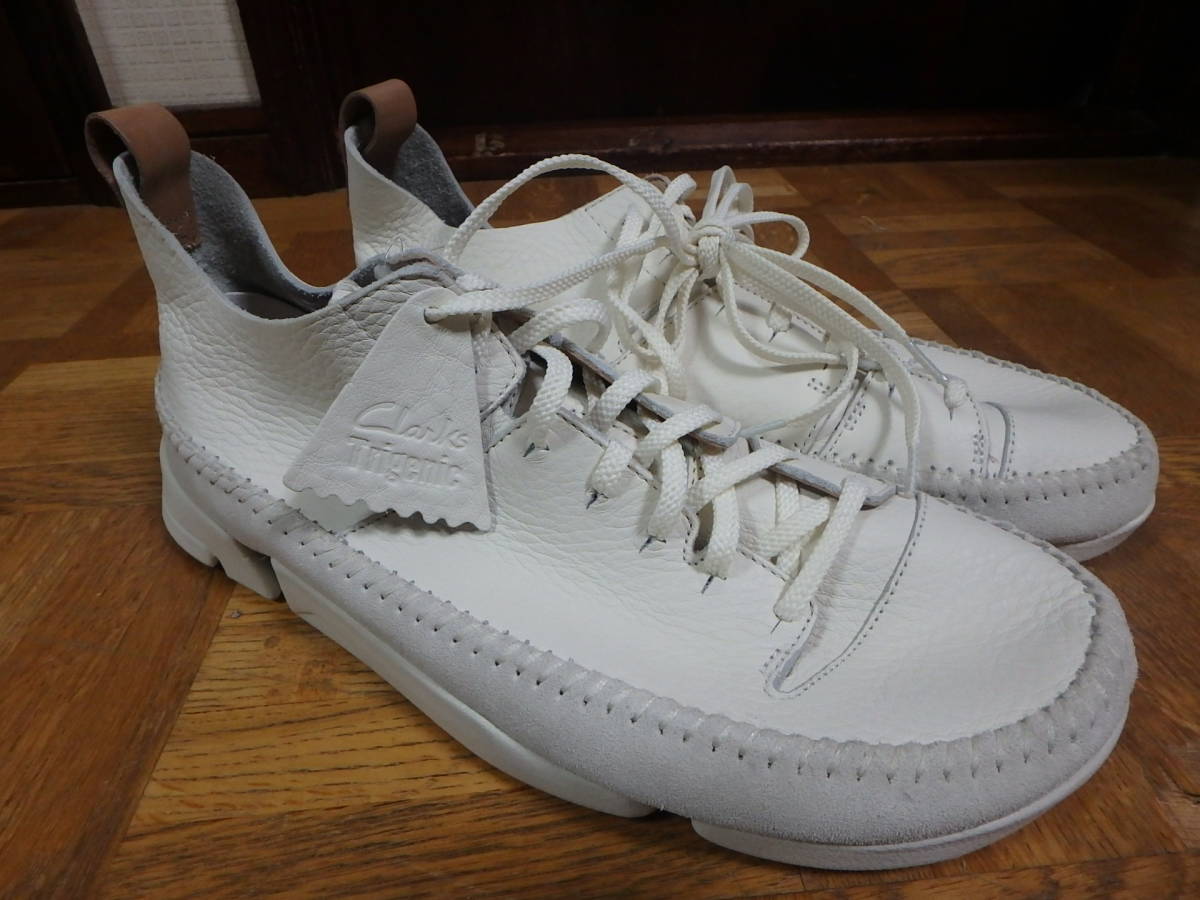 ★CLARKS クラークス〓Trigenic Flex トライジェニック フレックス 〓白 27.5cm 新品 展示品