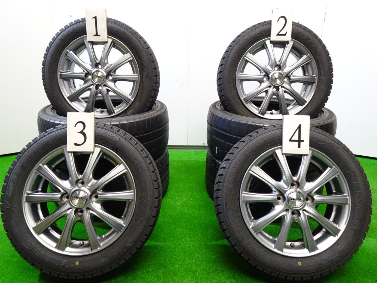 ① 社外アルミ 冬 155/65R14 タント ムーヴ N-BOX ワゴンR 【公式通販】