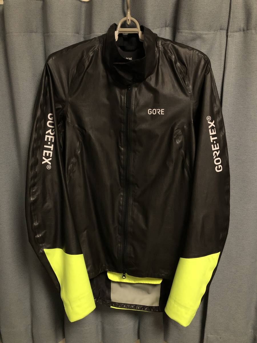 【大人気，新作登場】 GORE ゴア C5 GORE-TEX ゴアテックス SHAKEDRY シェイクドライ1985 Viz jacket 黒/黄色 蛍光イエロー goretex レインジャケット(Mサイズ)｜売買されたオークション情報、yahooの商品情報をアーカイブ公開 - 男性用