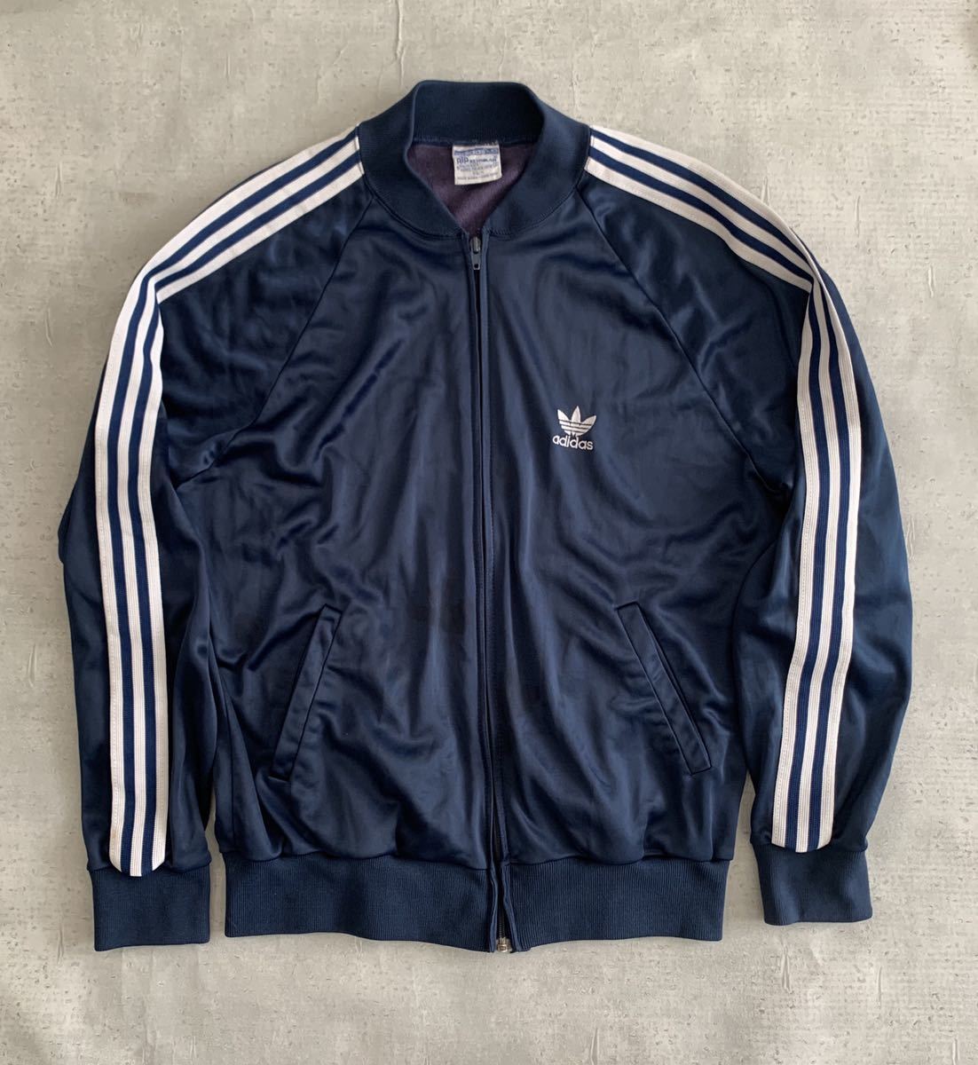 低価，限定セール 80's adidas アディダスアメリカ製USA ATP ヴィンテージ ジャージ ネイビー Lトラックジャケット紺白黒ヨンスSuchmos サチモス地球儀(ジャンパー、ブルゾン)｜売買されたオークション情報、yaho 男性用