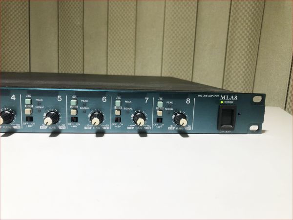 YAMAHA MLA8 中古動作品 8chマイクプリアンプ ファンタム付 【公式通販】