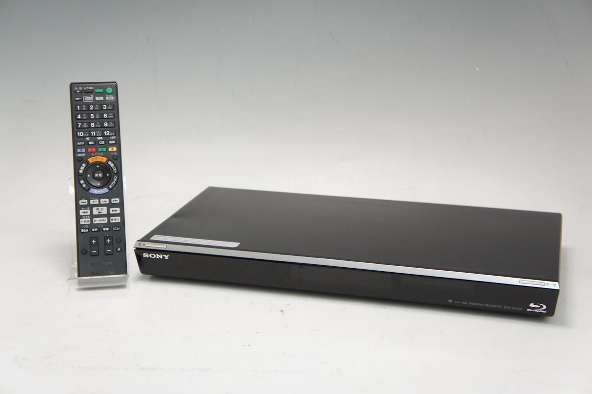 【動作保証付き】SONY BDZ-EW500 ブルーレイディスクレコーダー 2番組同時録画 HDD 500GB 純正リモコン付 SONY BDZ-EW500 ブルーレイレコーダー リモコンいたみ ブルーレイディスクレコーダー 13年製