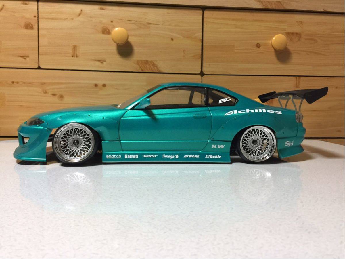 d-like s15 シルビア 改 中古ドリフトラジコンボディ S15 シルビア