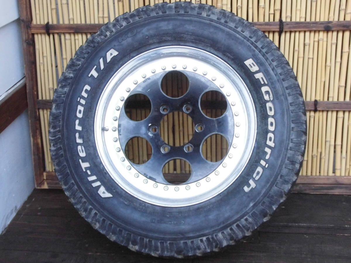 LT 265/65R17 RIDE WHEELS CUSTOM ホイール 1本 スペアタイヤに如何 か パジェロ ランクル サーフ 補修用 ...