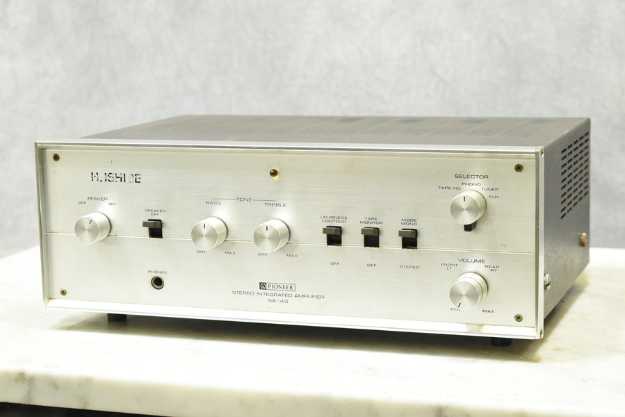 PIONEER パイオニア SA-40 管球式プリメインアンプ【ジャンク品
