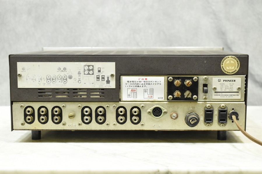 PIONEER SA-40 プリメインアンプ(真空管)◇ジャンク品 パイオニア