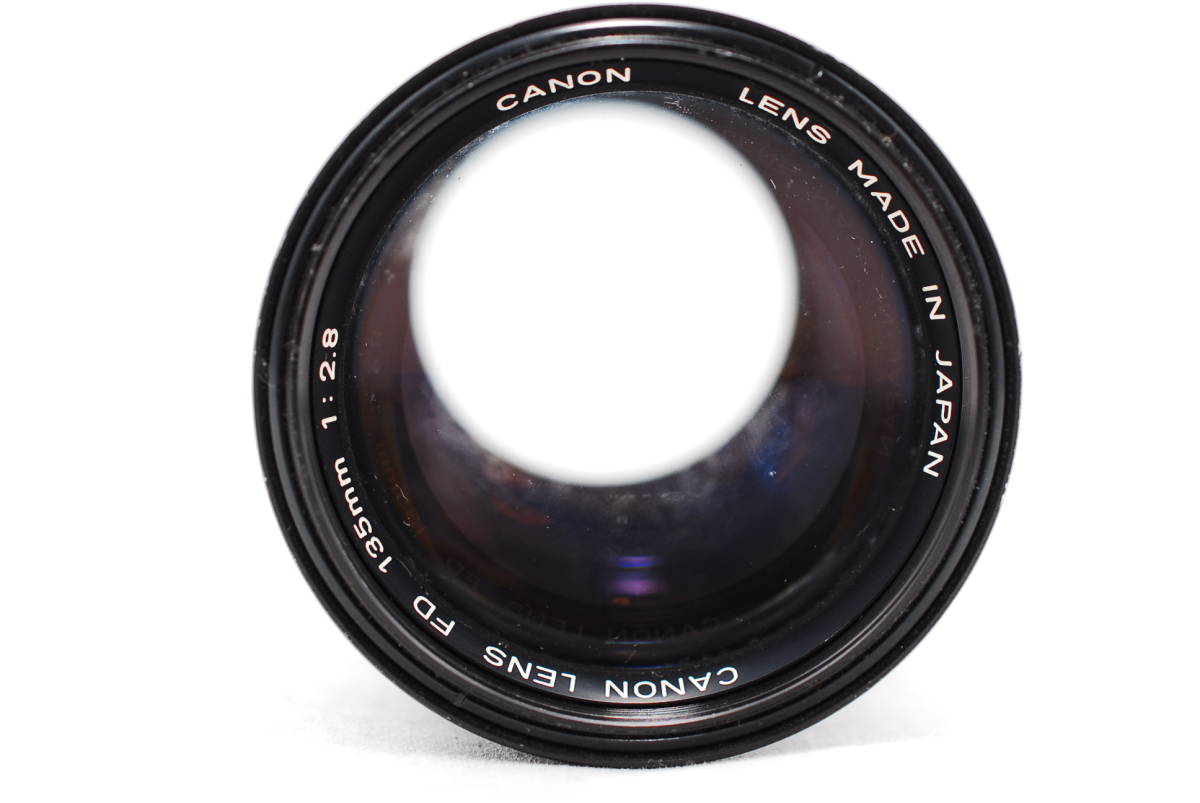 ☆Canon キャノン NEW FD 135mm F2.8 FD 135mm Canon NewFD MFレンズ