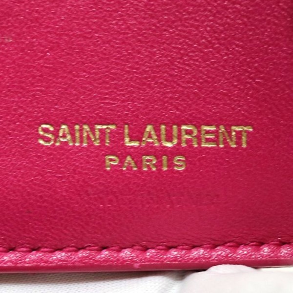 美品】SAINT LAURENT イブサンローラン YSL ミニウォレット コンパクト