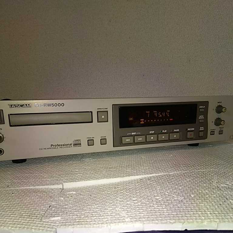 o201026-012 TASCAM/タスカム CDレコーダー CD-RW5000 プロフェッショナル