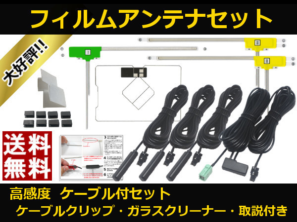 AVN-ZX04i イクリプス GPS 地デジ フィルムアンテナ コードセット 取説
