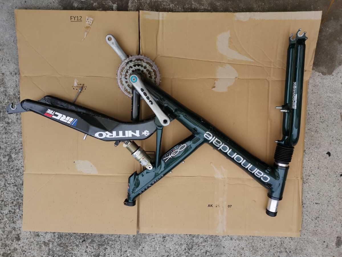 95年モデルcannondale super v－900フレーム 現状品 usa製 