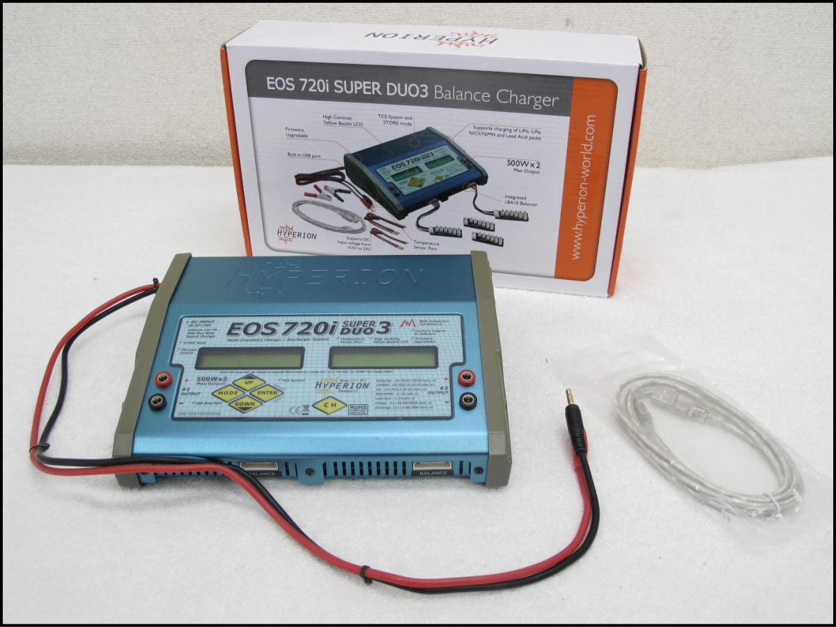 □HYPERION/ハイペリオン□急速充電器□Li-HV対応□EOS720i SUPER DUO3□