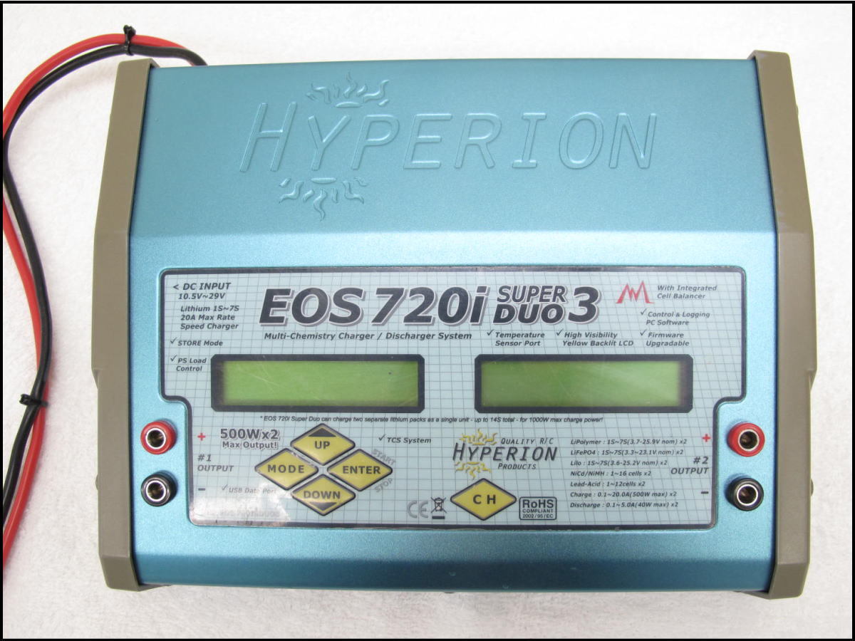 □HYPERION/ハイペリオン□急速充電器□Li-HV対応□EOS720i SUPER DUO3□
