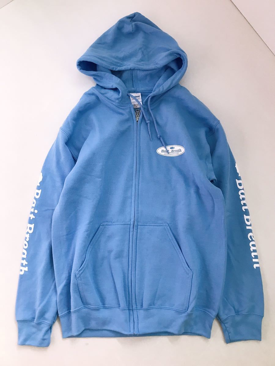  ルネートル Bait Breath レア ベイトブレス オリジナル 裏起毛 ジップアップパーカー 限定品 釣り 水色 メンズM D-111405(フィッシング)｜売買されたオークション情報、yahooの商品情報をアーカイ その他
